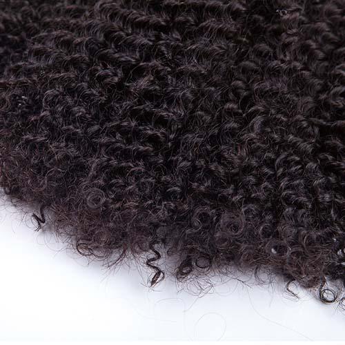 Tessuto riccio naturale dei capelli umani di groviglio di estensioni mongole libere reali dei capelli