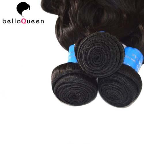 Pacchi brasiliani neri naturali dei capelli umani di Wave di acqua 100% per l'estensione dei capelli