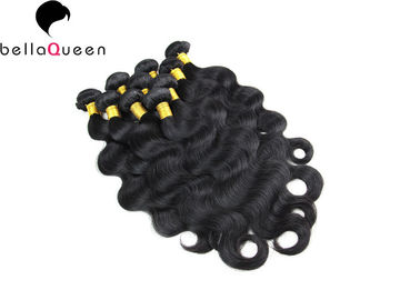 Porcellana Ente brasiliano vergine Wave, tessuto nero naturale di estensione dei capelli del grado 7A dei capelli umani fornitore