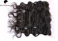 Tessitura naturale dei capelli neri dei capelli umani di Wave del corpo del grado 7A delle parrucche malesi del pizzo fornitore