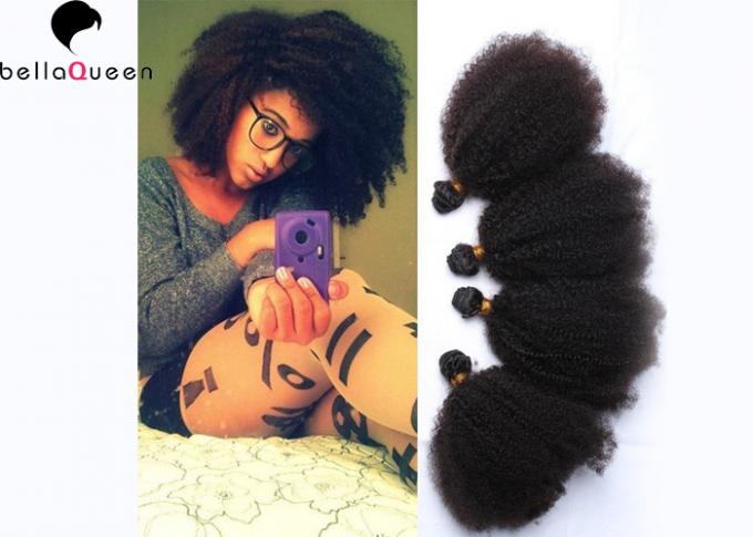 Classifichi la doppia trama disegnata brasiliana dei capelli di estensioni dei capelli 8A per le donne di colore