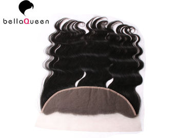 Porcellana Chiusura invisibile della parte di Wave del pizzo dei capelli brasiliani profondi del frontale 13*4 fornitore