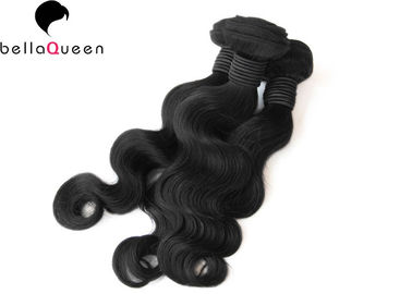 Porcellana Tessitura vergine dei capelli di Wave del corpo di estensioni dei capelli umani dei capelli naturali del nero 6A Remy fornitore