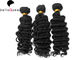 Capelli umani vergini brasiliani, una trama profonda nera naturale dei capelli di Wave di 100 grammi fornitore