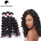 Estensione vergine brasiliana profonda nera naturale dei capelli umani di Wave per le donne fornitore